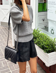 Puff Half Sweater