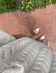 Cable Poncho Sweater