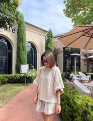 Cable Poncho Sweater