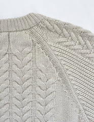 Cable Poncho Sweater