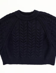 Cable Poncho Sweater