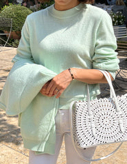 Classic Wool Cardigan Sweater Set (Cardigan)