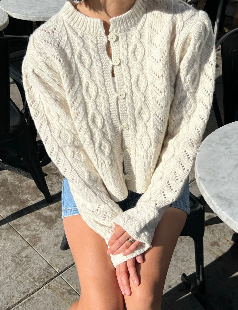 Cable Knit Cardigan