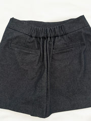 Denim Wrap Skirt Pants