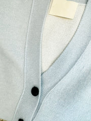 V-Neck Slim Cardigan Sweater