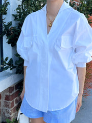 Oversized Poplin Shirt