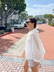 Floral Embroidery Blouse