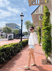 Floral Embroidery Blouse