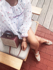 Floral Embroidery Blouse