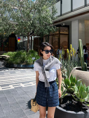 Lux Knit Tweed Shorts