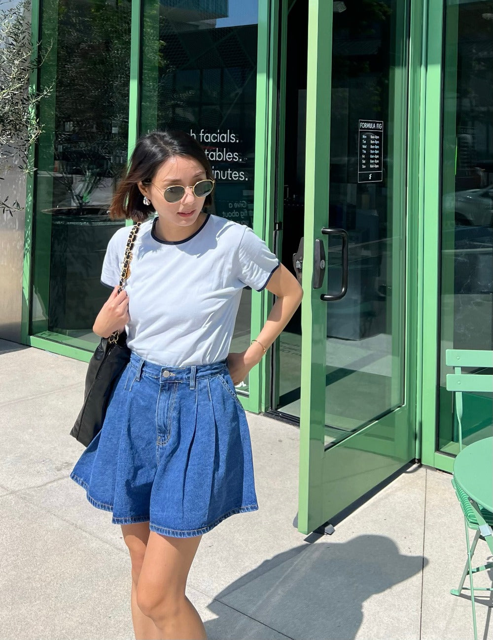 Contrast Trim Tee