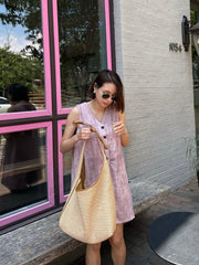 Linen V-Neck Jumpsuit