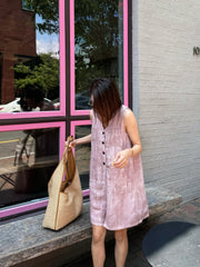 Linen V-Neck Jumpsuit