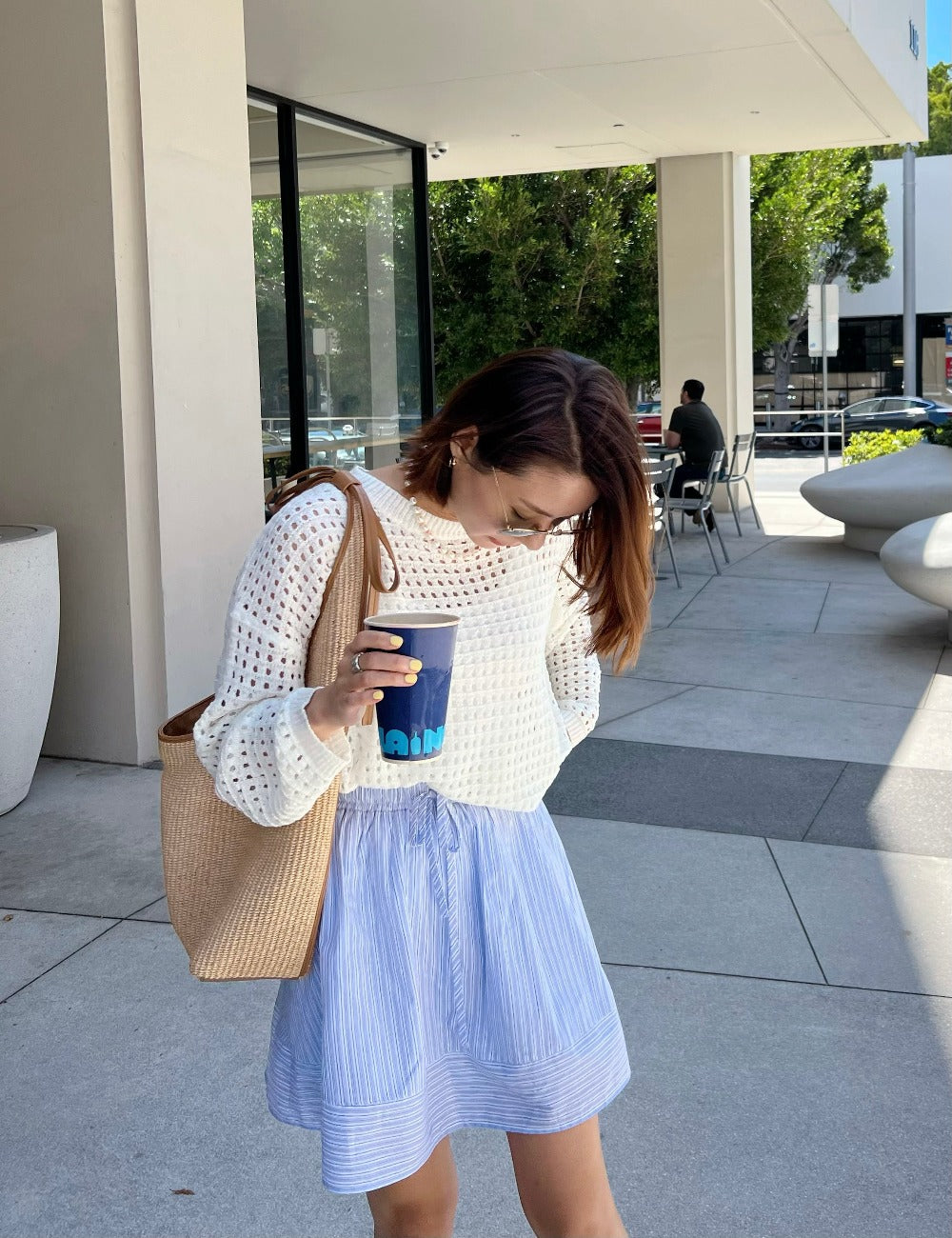 Summer Breeze Striped Skirt