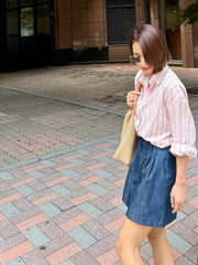 Striped Seersucker Shirt