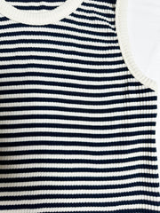 Ribbed Stripe Tank