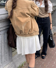 Genuine Nubuck Leather Jacket